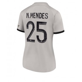 Damen Fußballbekleidung Paris Saint-Germain Nuno Mendes #25 Auswärtstrikot 2022-23 Kurzarm